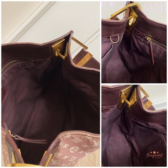 Authentic LOUIS VUITTON Burgundy Monogram Canvas Idylle Rendez-Vous PM Hobo Bag - Picture 11 of 15
